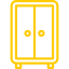 آیکون کمد زرد رنگ