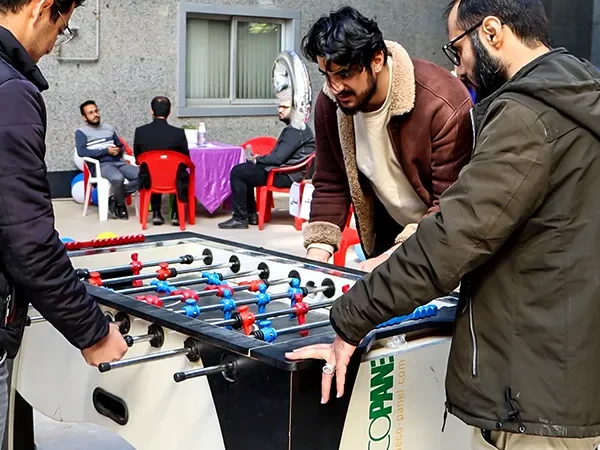 میز بازی در رویداد دانشگاه شیراز